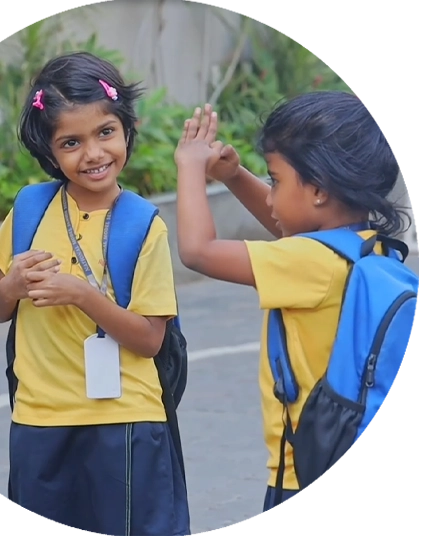 Front view of National Model Senior Secondary School campus