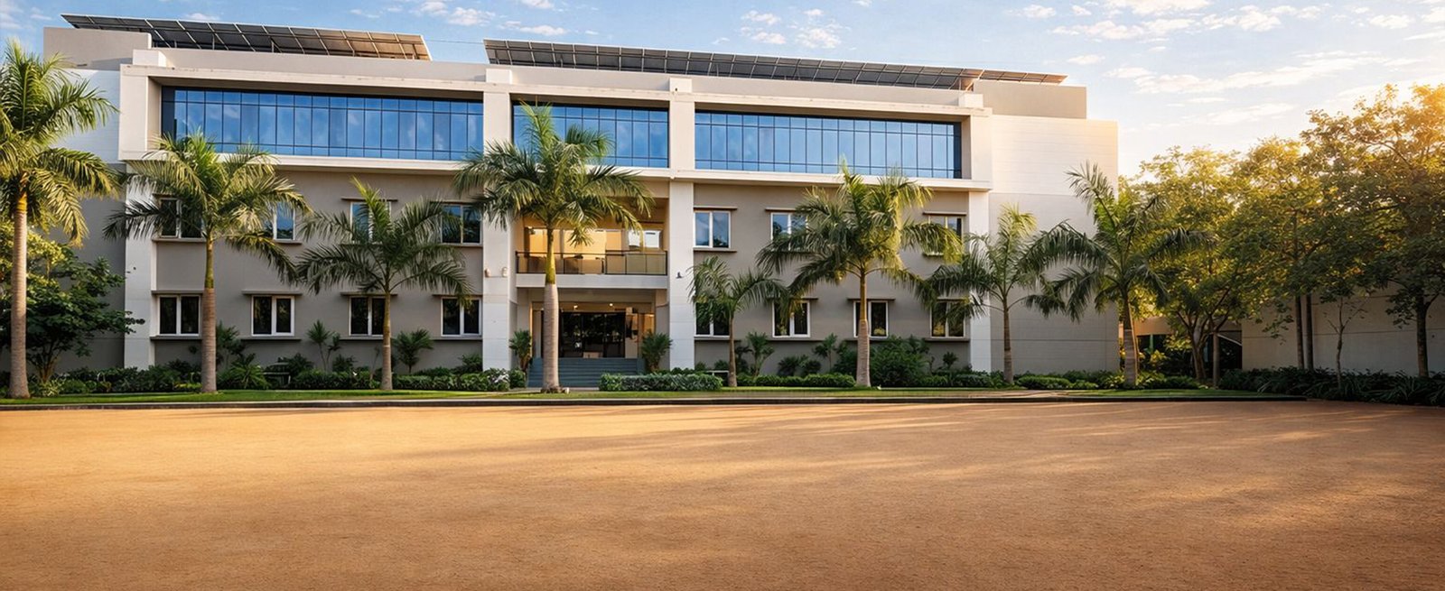 National Model CBSE School campus exterior