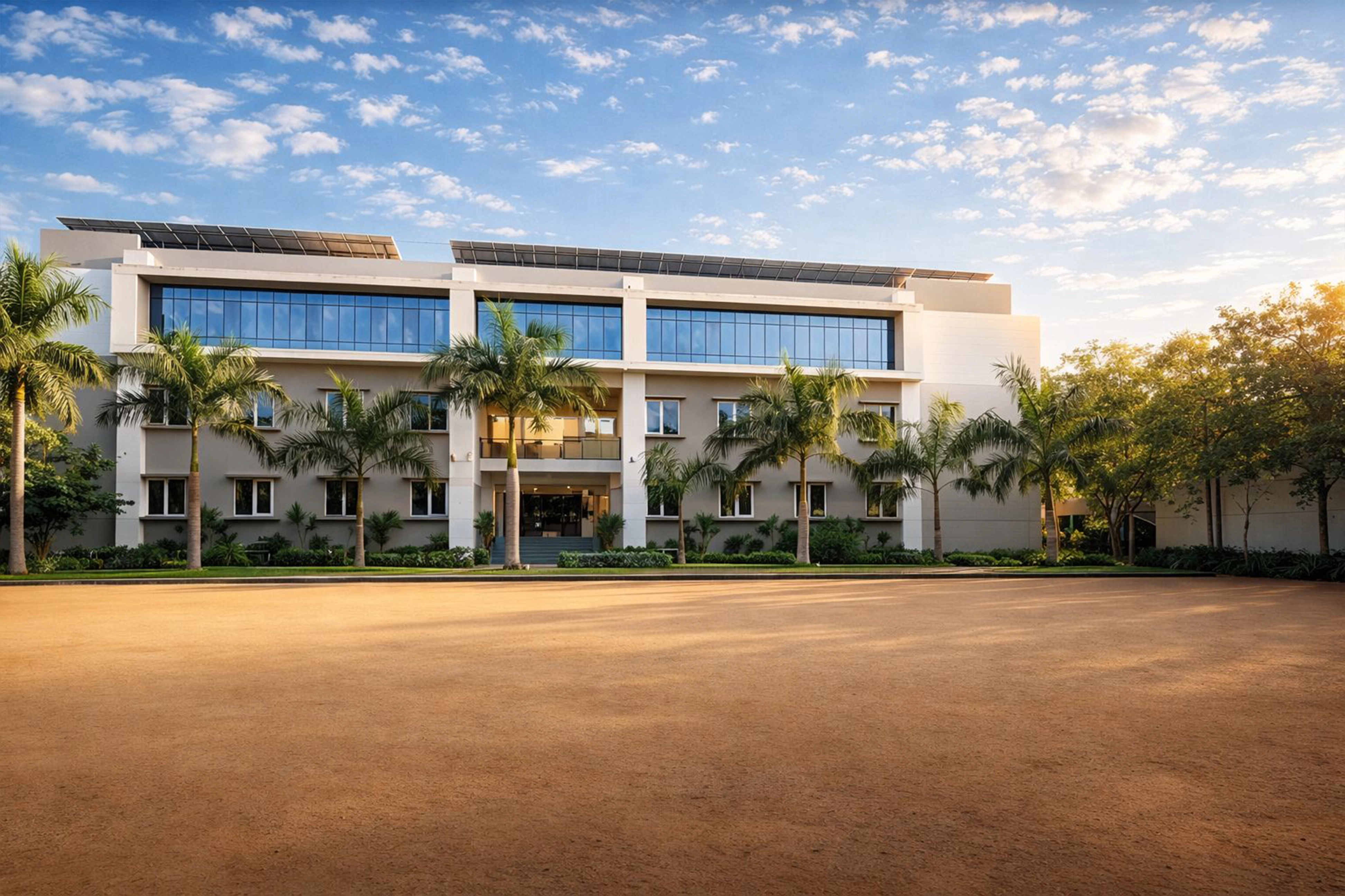 National Model CBSE School campus exterior