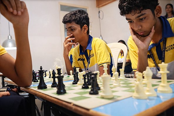 Chess and indoor games area