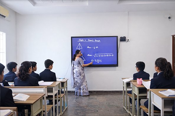 Digital classrooms with projectors