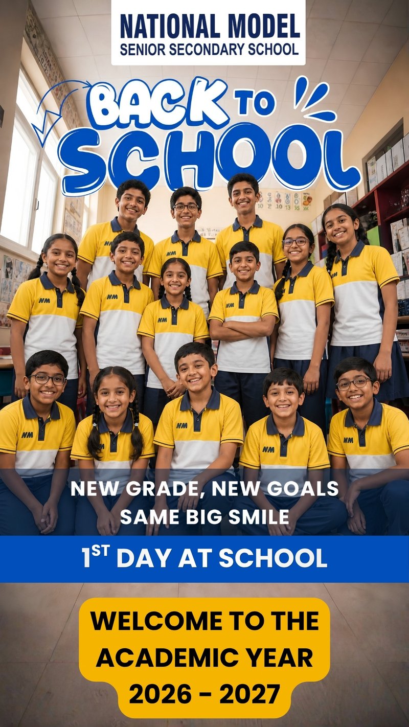 School 1st day celebration