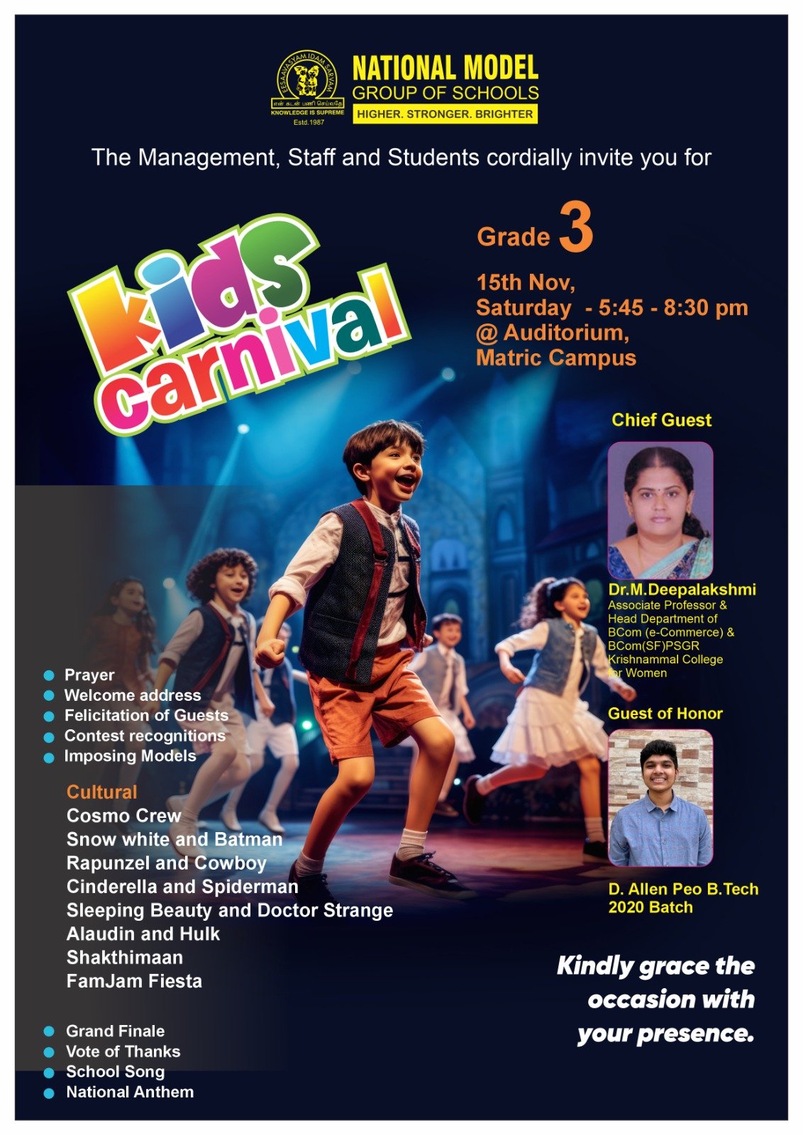 REPORT ON KIDS CARNIVAL 2025 &ndash; GRADE 3