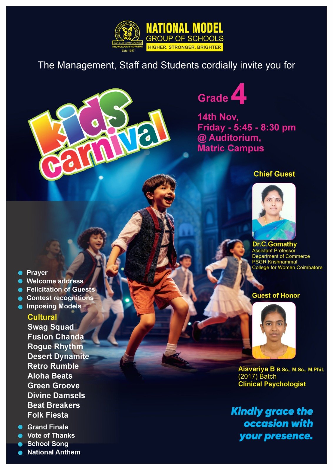 REPORT ON KIDS CARNIVAL 2025 &ndash; GRADE 4