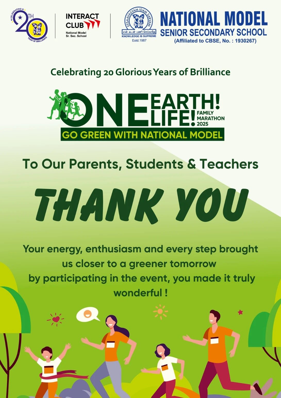 Go Green with National Model &ndash; Thank You for Making It a Success!