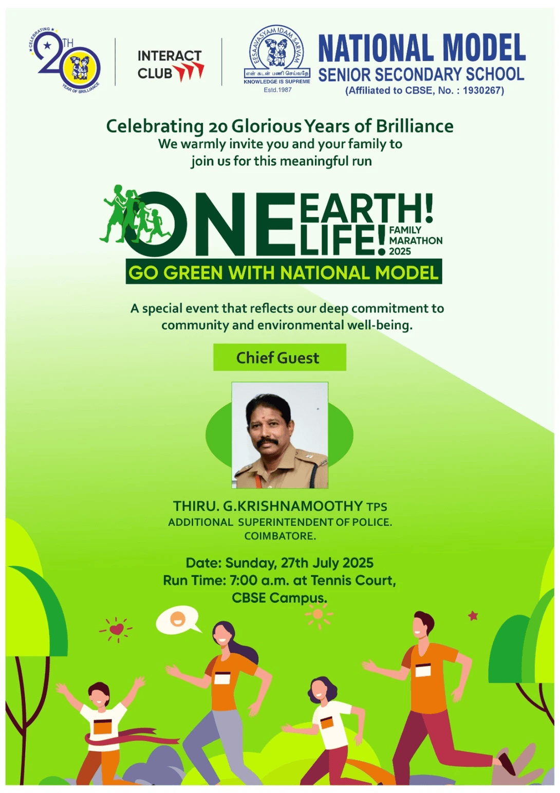 ONE EARTH! ONE LIFE! Family Marathon 2025